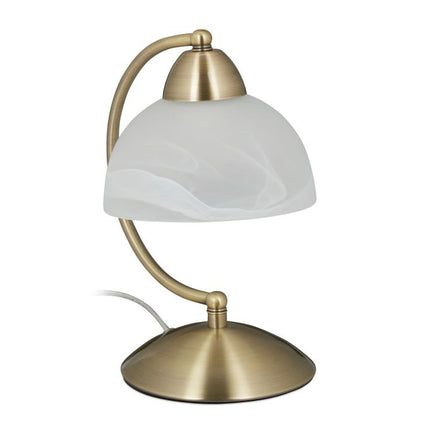 Stolní lampa s dotykovou funkcí skleněné stínítko