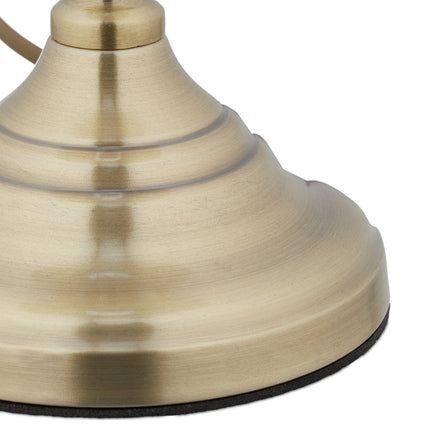 Tischlampe weiß gold