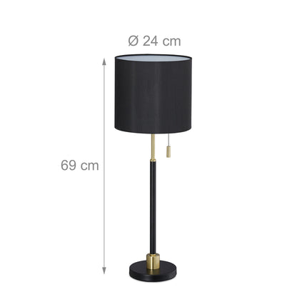 Stolní lampa s tahovým vypínačem