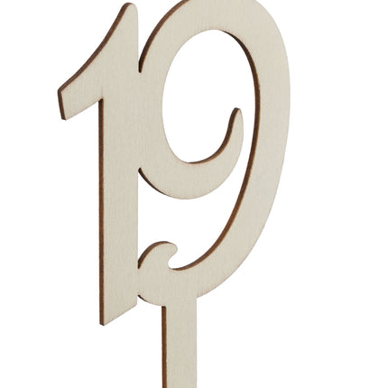 Čísla stolů svatba 1-20
