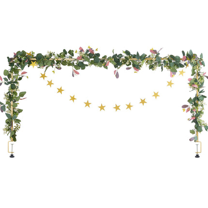 Tabletop Balloon Arch Stand With Clamps, Adjustable 28-98 In