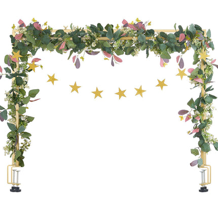 Tabletop Balloon Arch Stand With Clamps, Adjustable 28-98 In