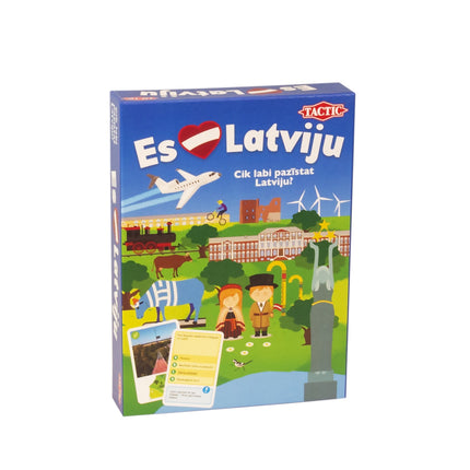 Tactic desková hra I Love Latvia (v lotyštině)