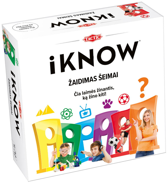 Tactic desková hra Iknow Family Quiz (v litevštině)