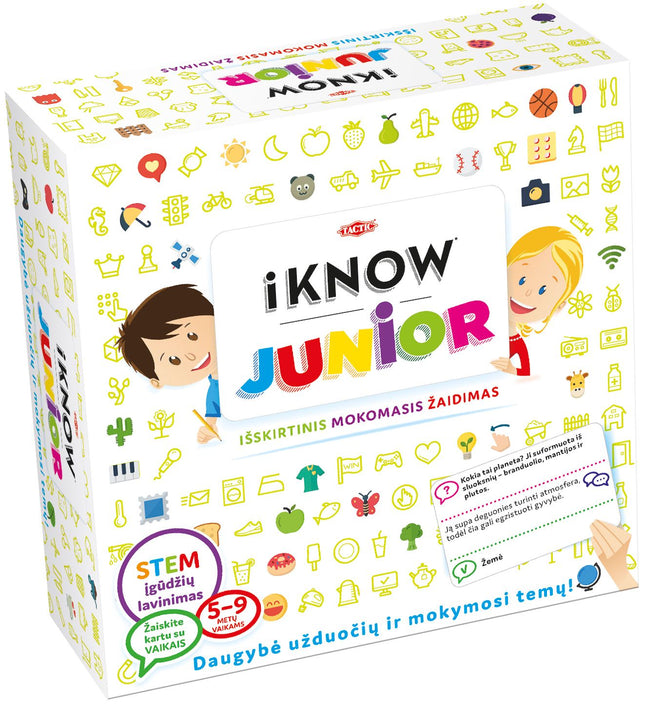 Tactic desková hra Iknow Junior (v litevštině)