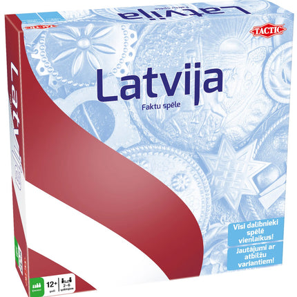 Tactic desková hra "Latvia" (v lotyštině)