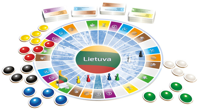Tactic desková hra Lithuania Trivia (v litevštině)