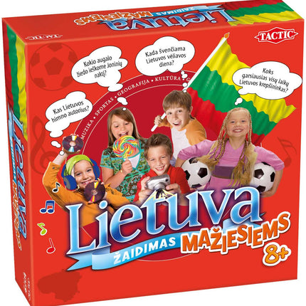 Tactic desková hra Lithuania Trivia Junior (v litevštině)