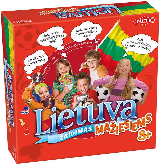 Tactic desková hra Lithuania Trivia Junior (v litevštině)