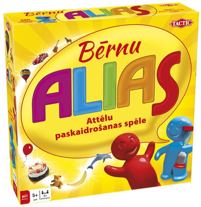 Tactic Board Game Alias Kids Junior (In Latvian Lang.)