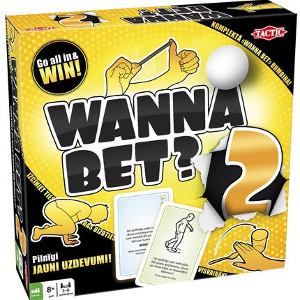 Tactic desková hra Wanna Bet 2 (v lotyštině)