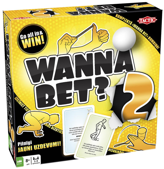 Tactic desková hra Wanna Bet 2 (v lotyštině)