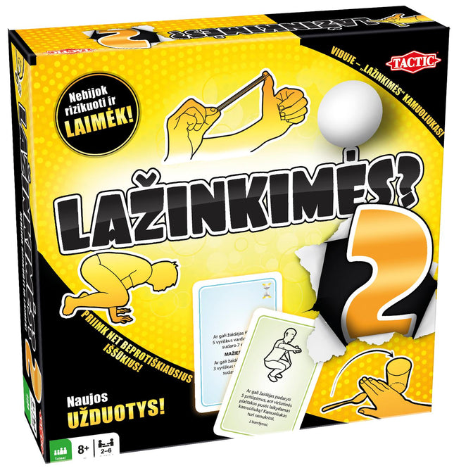 Tactic desková hra Wanna Bet? 2 (v litevštině)