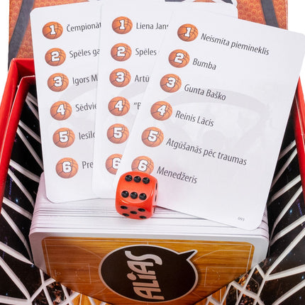 Tactic desková hra Alias: Basketball (v lotyštině)