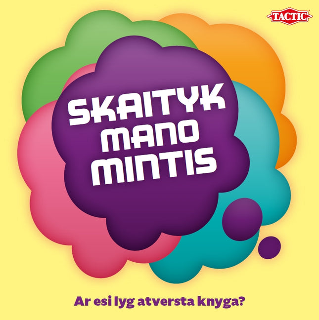 Tactic desková hra Read My Mind (v litevštině)
