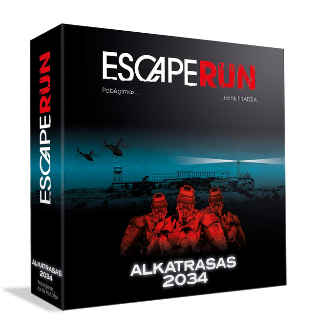 Tactic hra Escaperun Alcatraz 2034 (v litevštině)