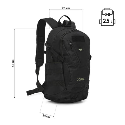 Taktický batoh, kapacita 25L, černý