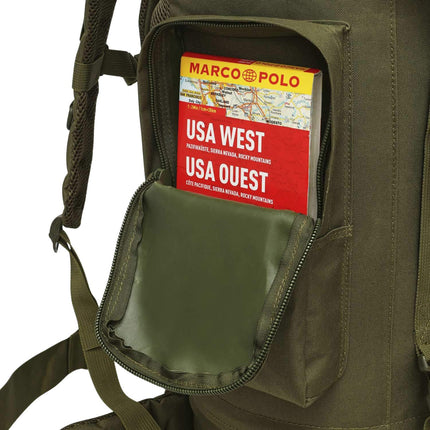 Taktický batoh, kapacita 70L, Eagle Green