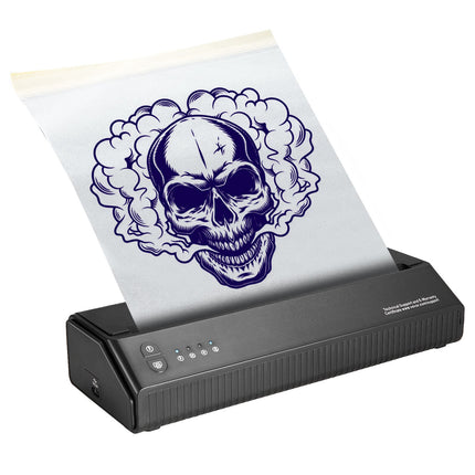Tattoo Stencil Printer, Bluetooth Thermal, 10 Transfer Sheets