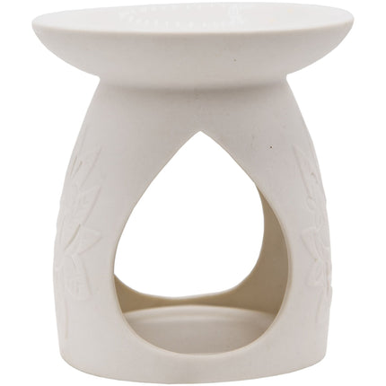 Vonná aromalampa na čajovou svíčku, keramická, minimalistický design
