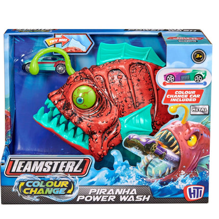 Teamsterz herní sada měnící barvu Piranha Power Wash
