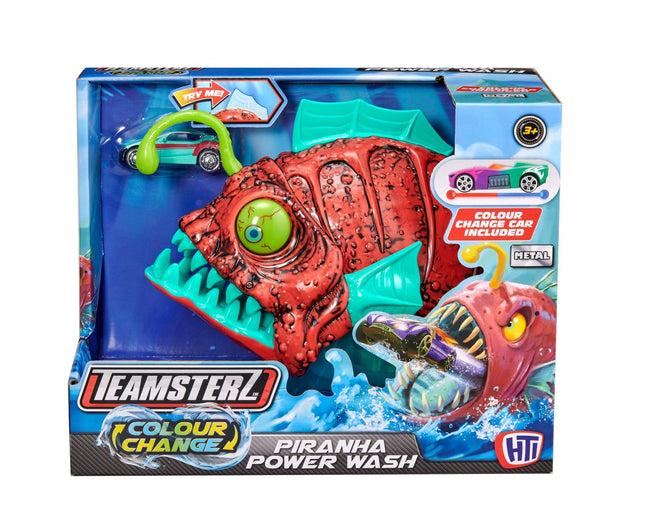 Teamsterz herní sada měnící barvu Piranha Power Wash
