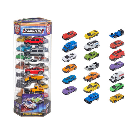 Teamsterz sada modelů autíček Die-Cast, 7cm, 20 ks