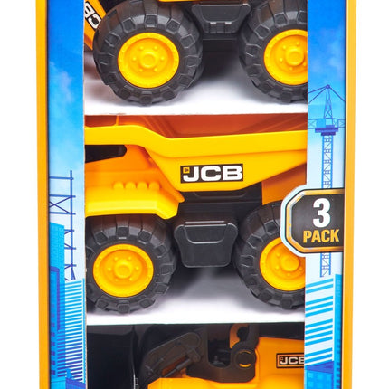 Teamsterz JCB sada náklaďáků, 3 ks, 18cm