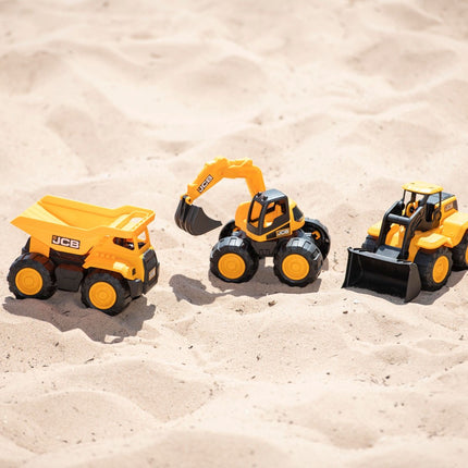Teamsterz JCB sada náklaďáků, 3 ks, 18cm