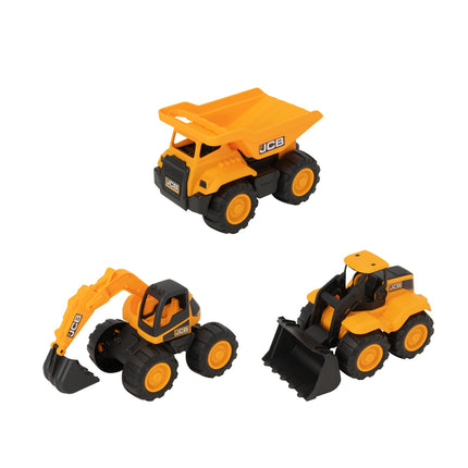 Teamsterz JCB sada náklaďáků, 3 ks, 18cm