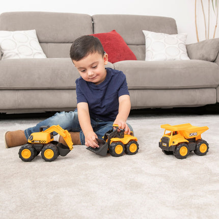 Teamsterz JCB sada náklaďáků, 3 ks, 18cm