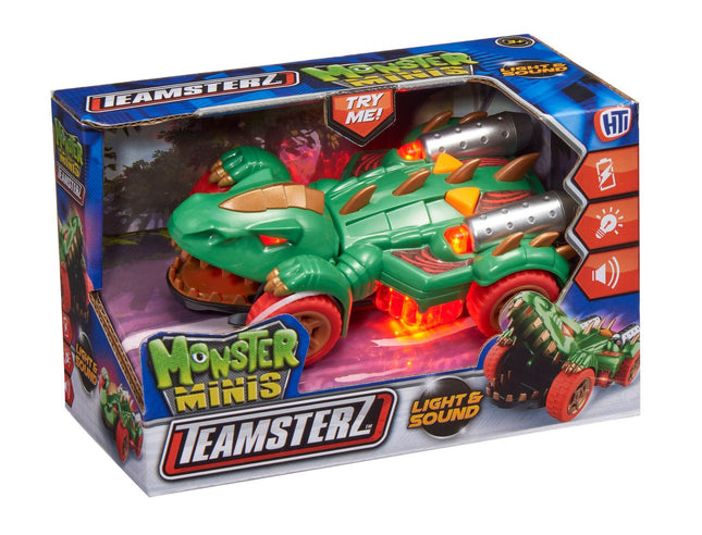 Teamsterz Mighty Machine auto Dino se světlem a zvukem, 12,5 cm