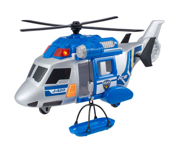 Teamsterz policejní záchranný vrtulník se světlem a zvukem, 35cm