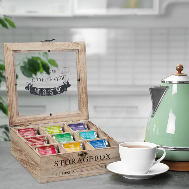 Tedosa in wood 9 compartments