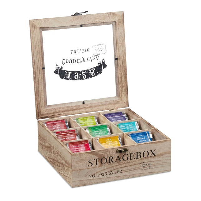 Tedosa in wood 9 compartments