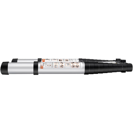 Telescoping Ladder 10.5 ft Aluminum, 375 lb, Non-Slip