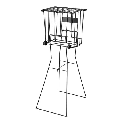 Tennis Ball Hopper Cart, 75-Ball Capacity, Wheels