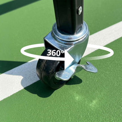 Tennis Ball Trolley, Foldable 150-Ball Cart With Bag