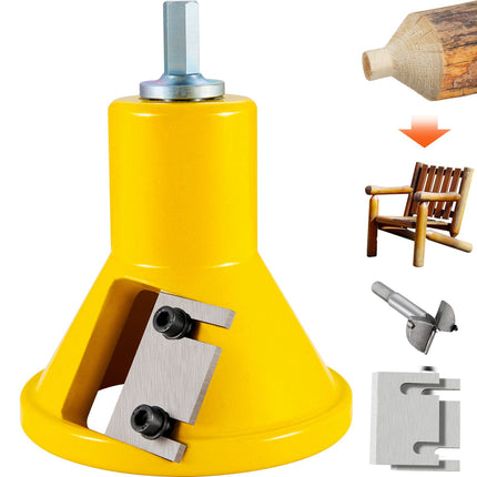 Tenon Cutter 1.5 in 38 mm, Aluminum Steel, Dual Blades