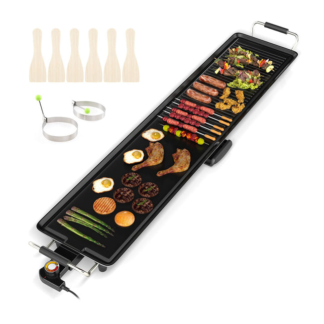 Gril teppanyaki 1800W, nepřilnavý, nastavitelná teplota, 100cm