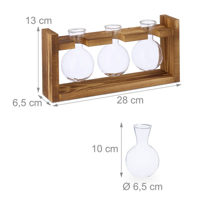 Reagenzglasvase mit Ständer