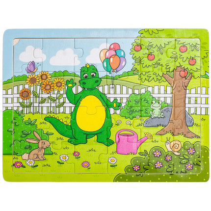 Drak v zahradě, puzzle 24 dílků