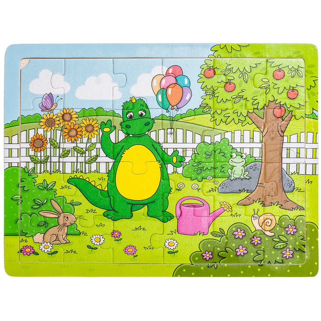 Drak v zahradě, puzzle 24 dílků
