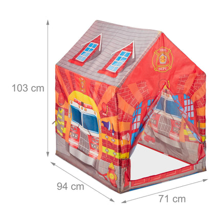 The fire department's tent for children
