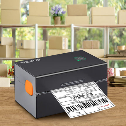 Thermal Label Printer, 300 DPI, Bluetooth, 4x6 Labels
