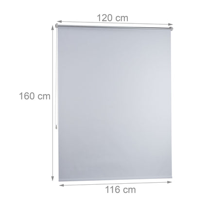 Thermo blackout curtain white