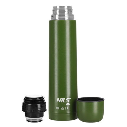 Thermos 1000 ml Grün – Isolierte Reiseflasche