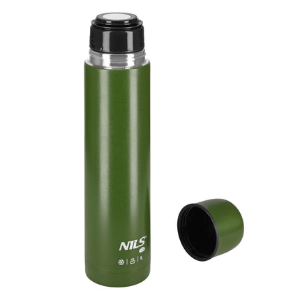 Thermos 1000 ml Grün – Isolierte Reiseflasche