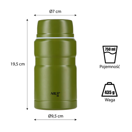 Sada termosek 750ml – izolovaná nerezová ocel