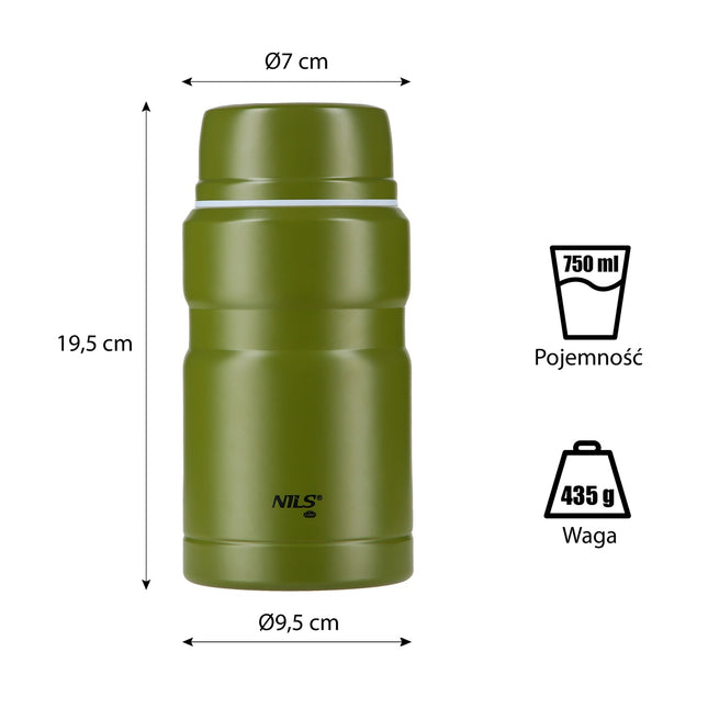 Thermosset 750ml - Geïsoleerd roestvrij staal